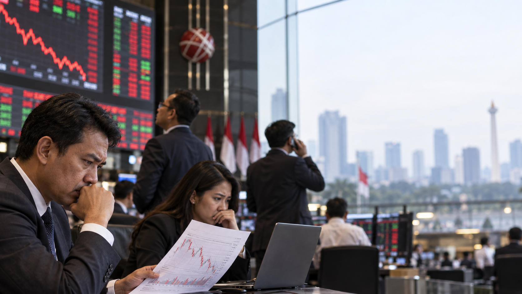 10 Saham Pilihan Asing Saat IHSG Anjlok 1,69%