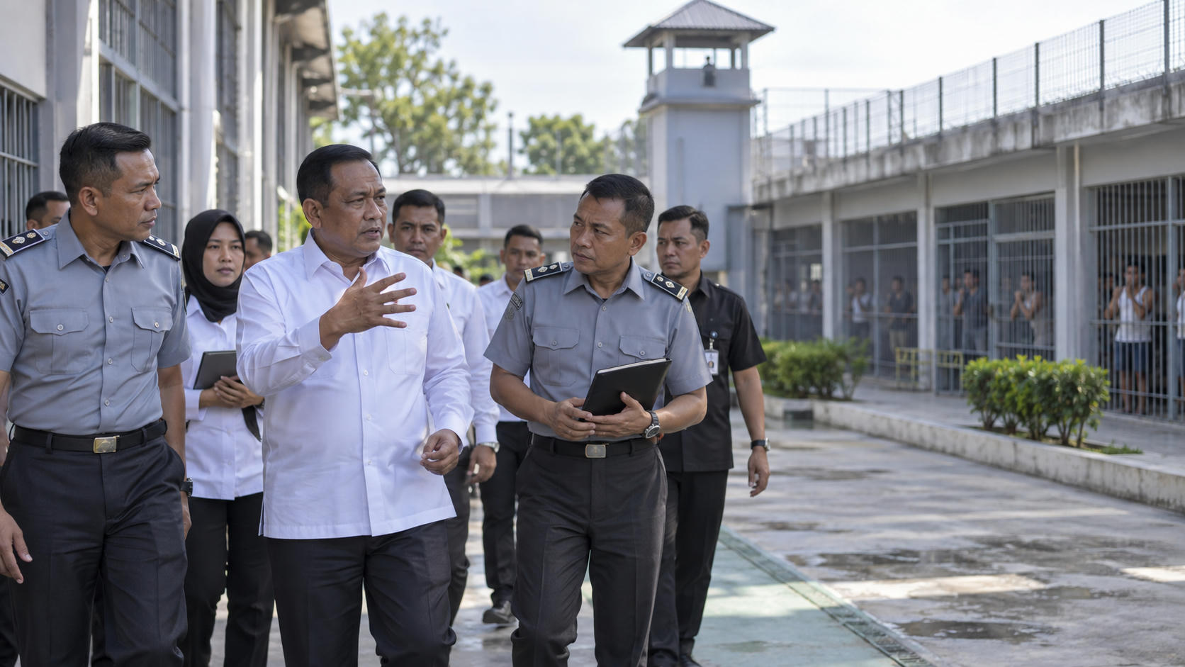 5 Arahan Menteri Imipas Saat Cek Lapas Cibinong
