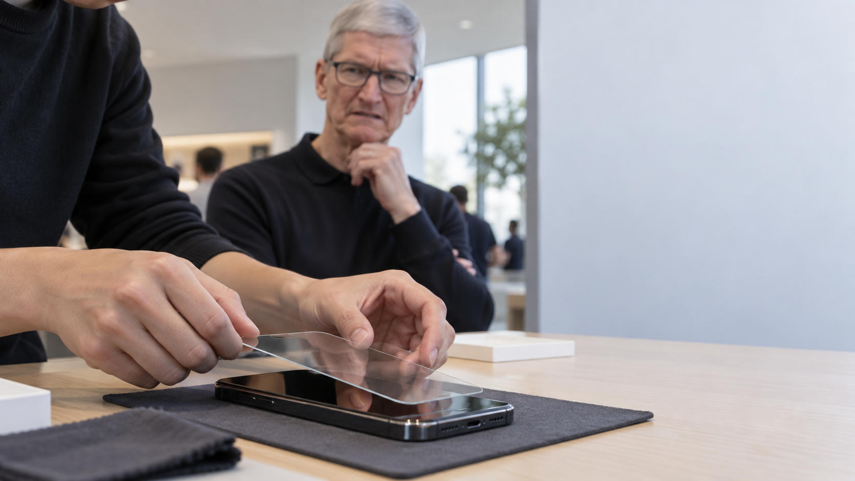 Alasan Bos Apple Tolak Pelindung Layar di iPhone