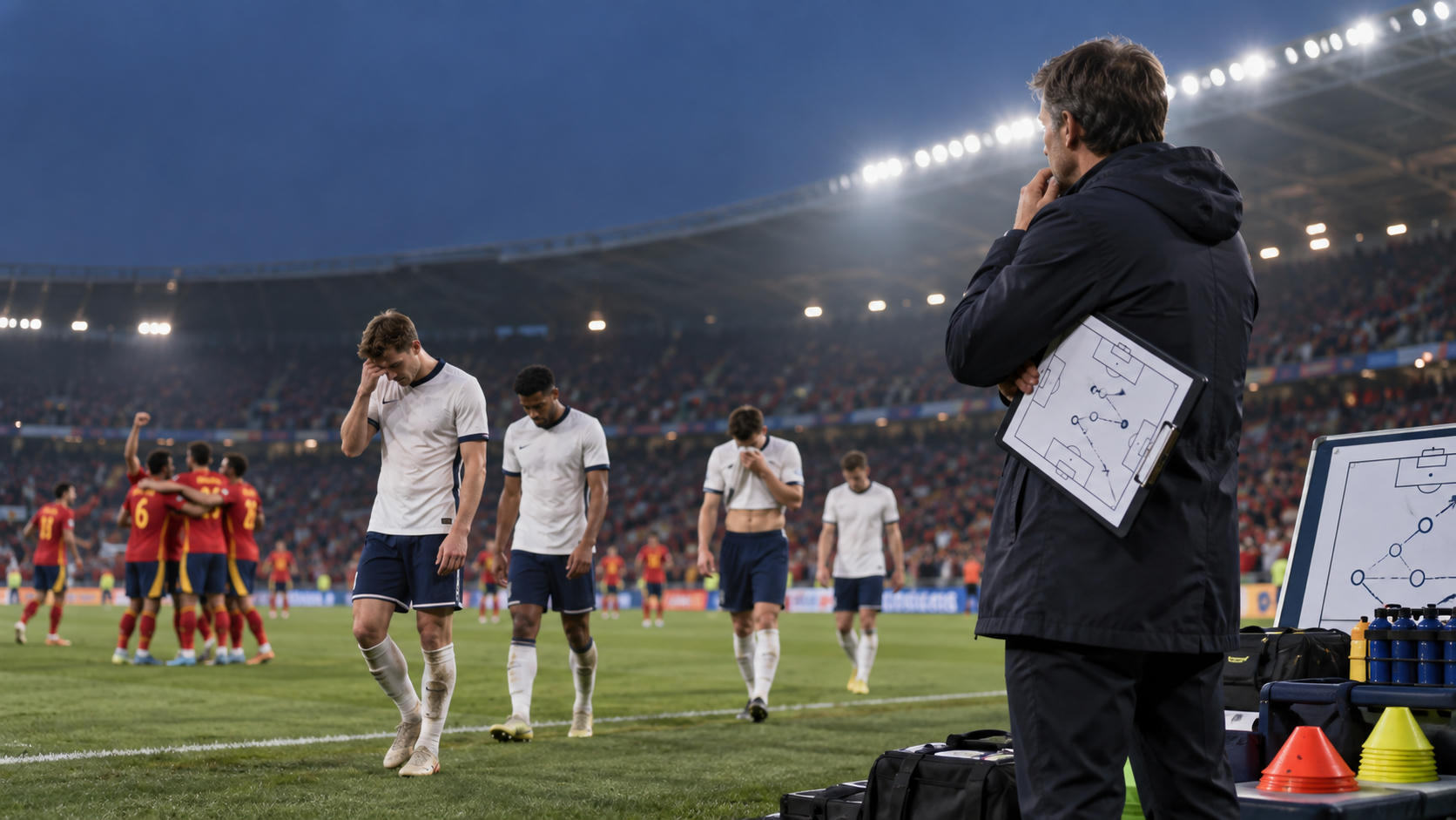 Analisis Kekalahan Inggris vs Spanyol dan Evaluasi Taktik