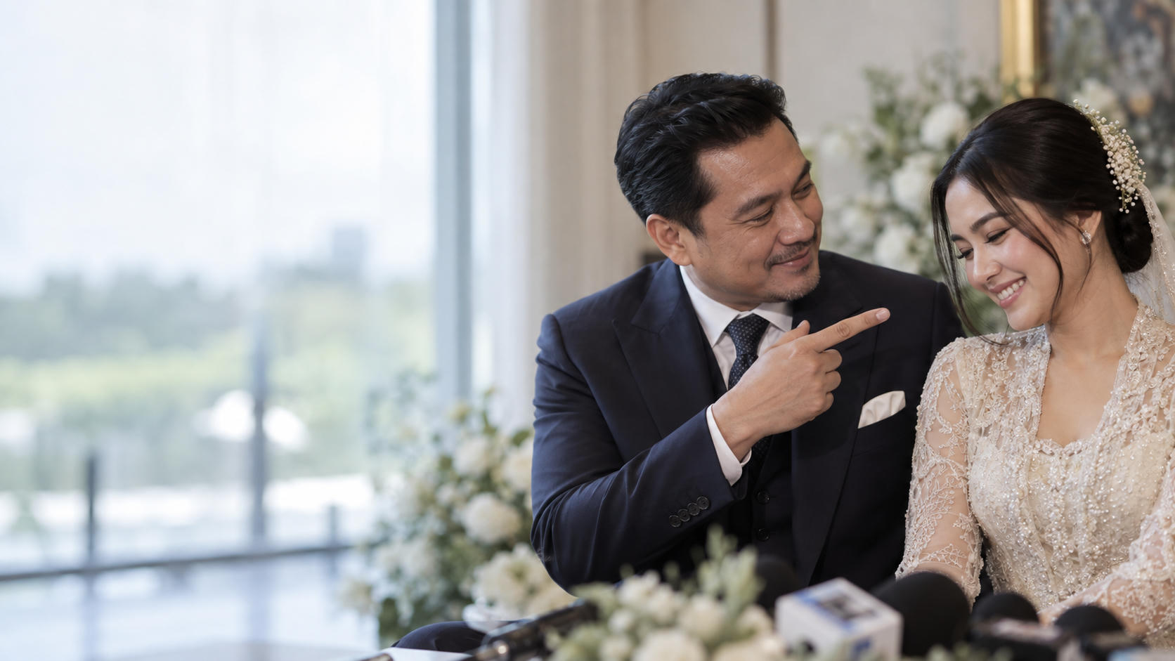 Andre Taulany Goda Amanda Rigby, Sketsa Nikah Viral