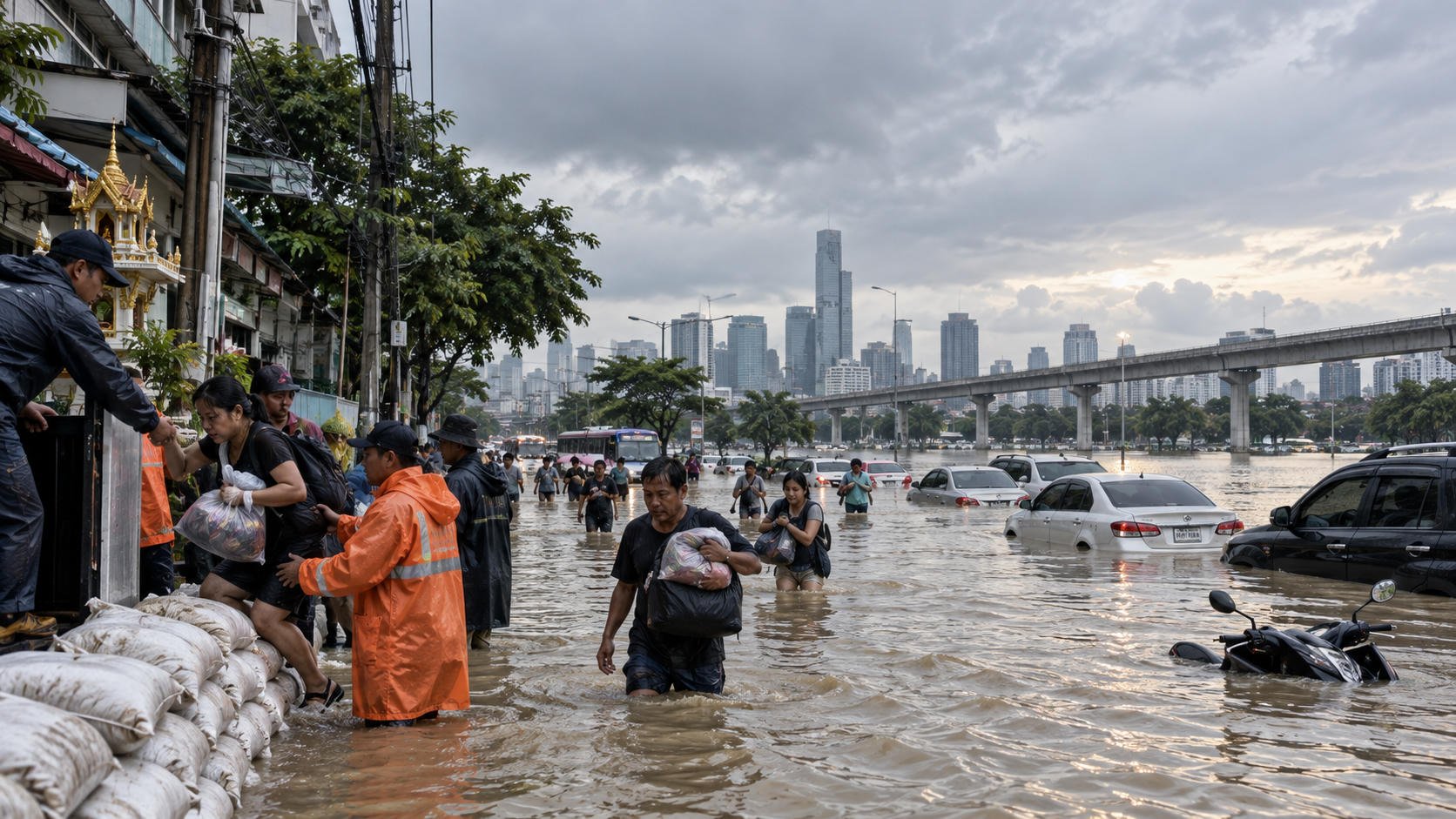 Bangkok Dilanda Banjir Besar, Status Bencana Ditetapkan