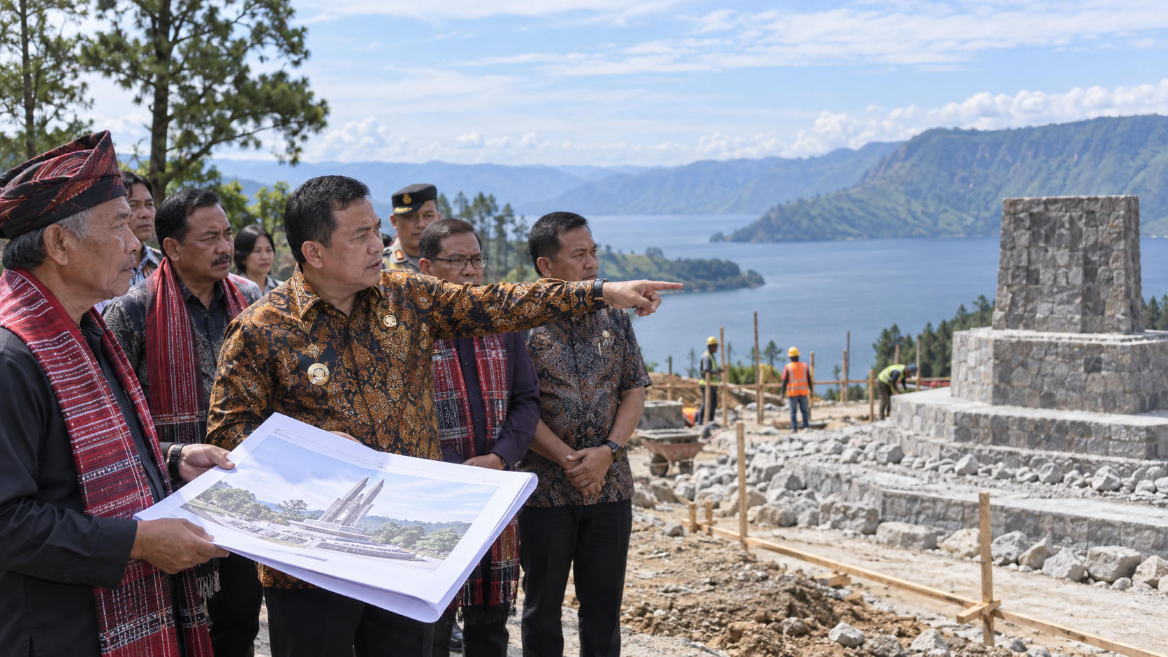 Bupati Samosir Dukung Pembangunan Monumen Toga Gultom