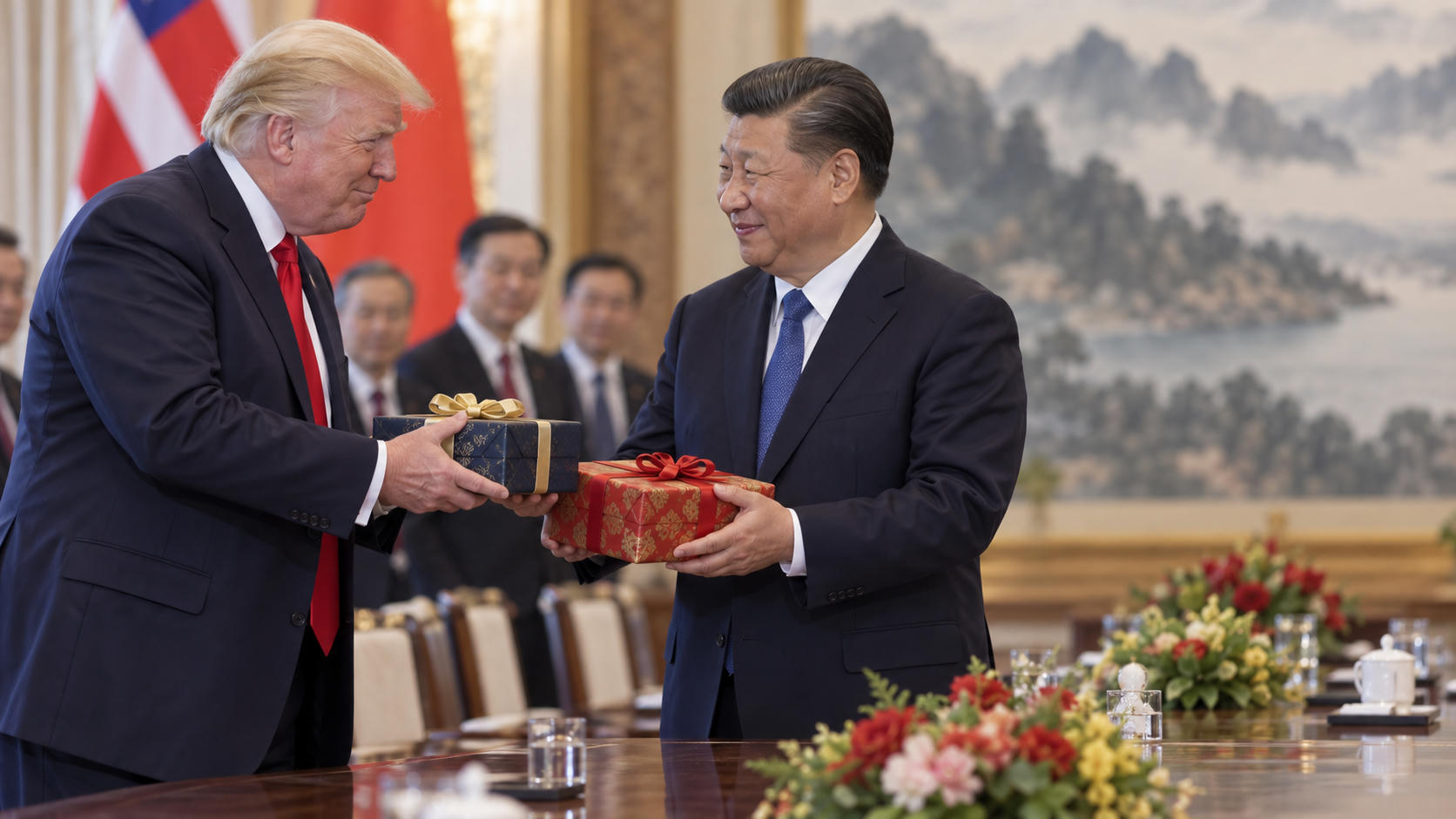 Diplomasi Trump dan Xi: Saling Puji hingga Tukar Kado