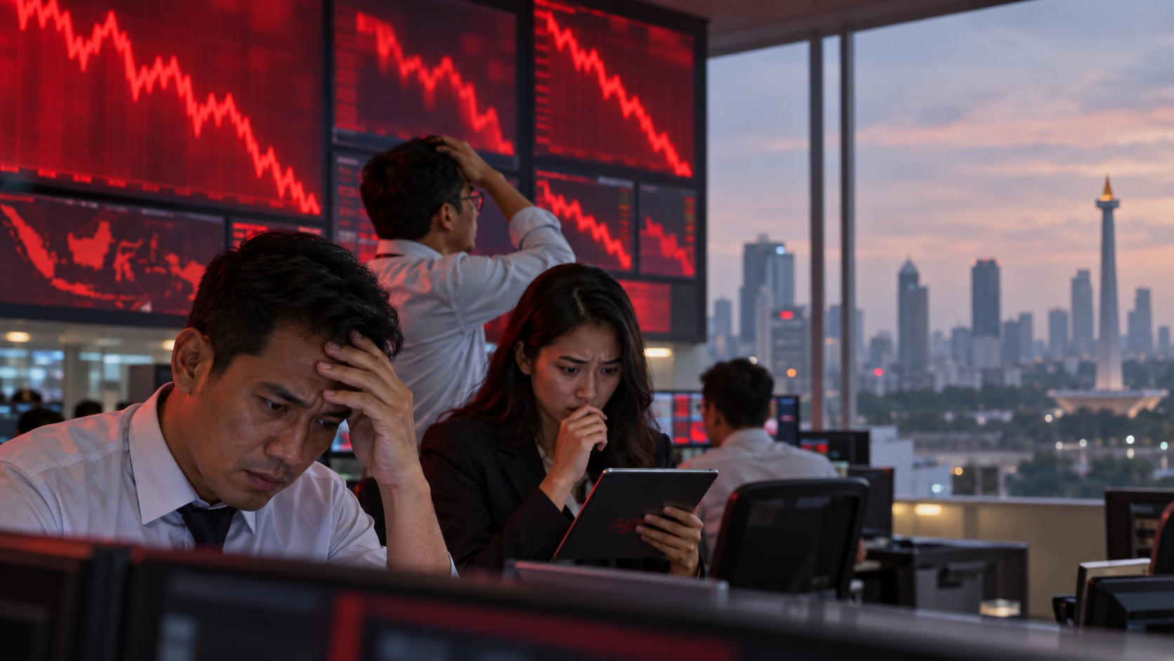 IHSG Anjlok 1,69% di Zona Merah: Ini Faktor Penyebabnya