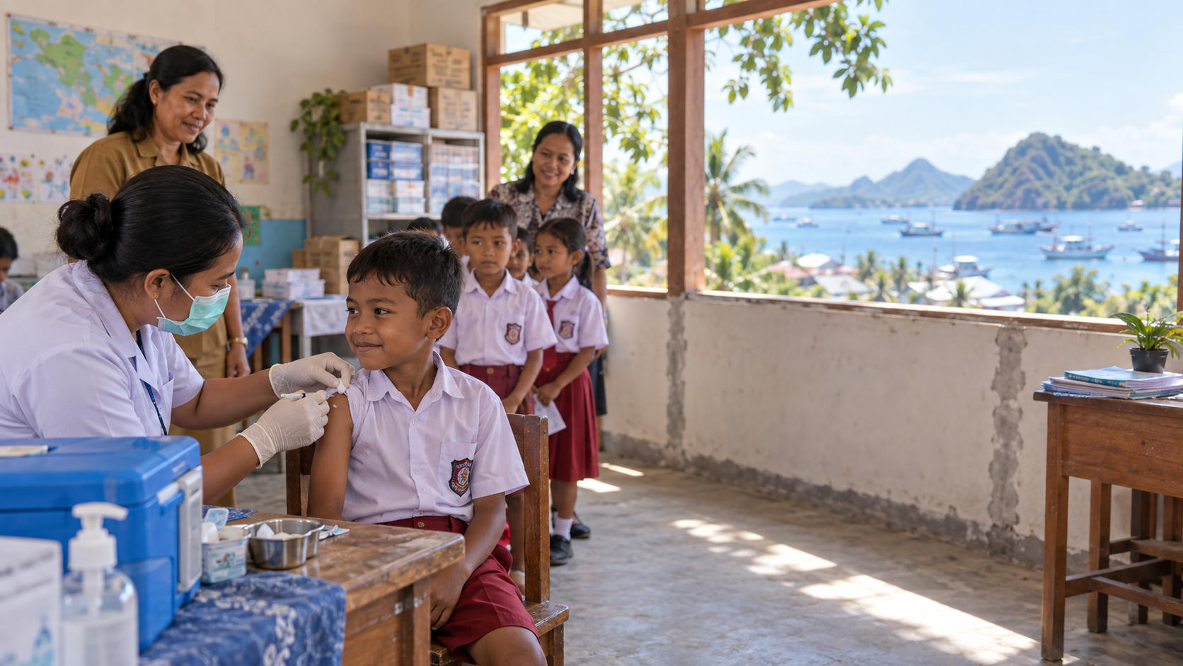 Imunisasi Anak Sekolah di Labuan Bajo Kembali Digelar