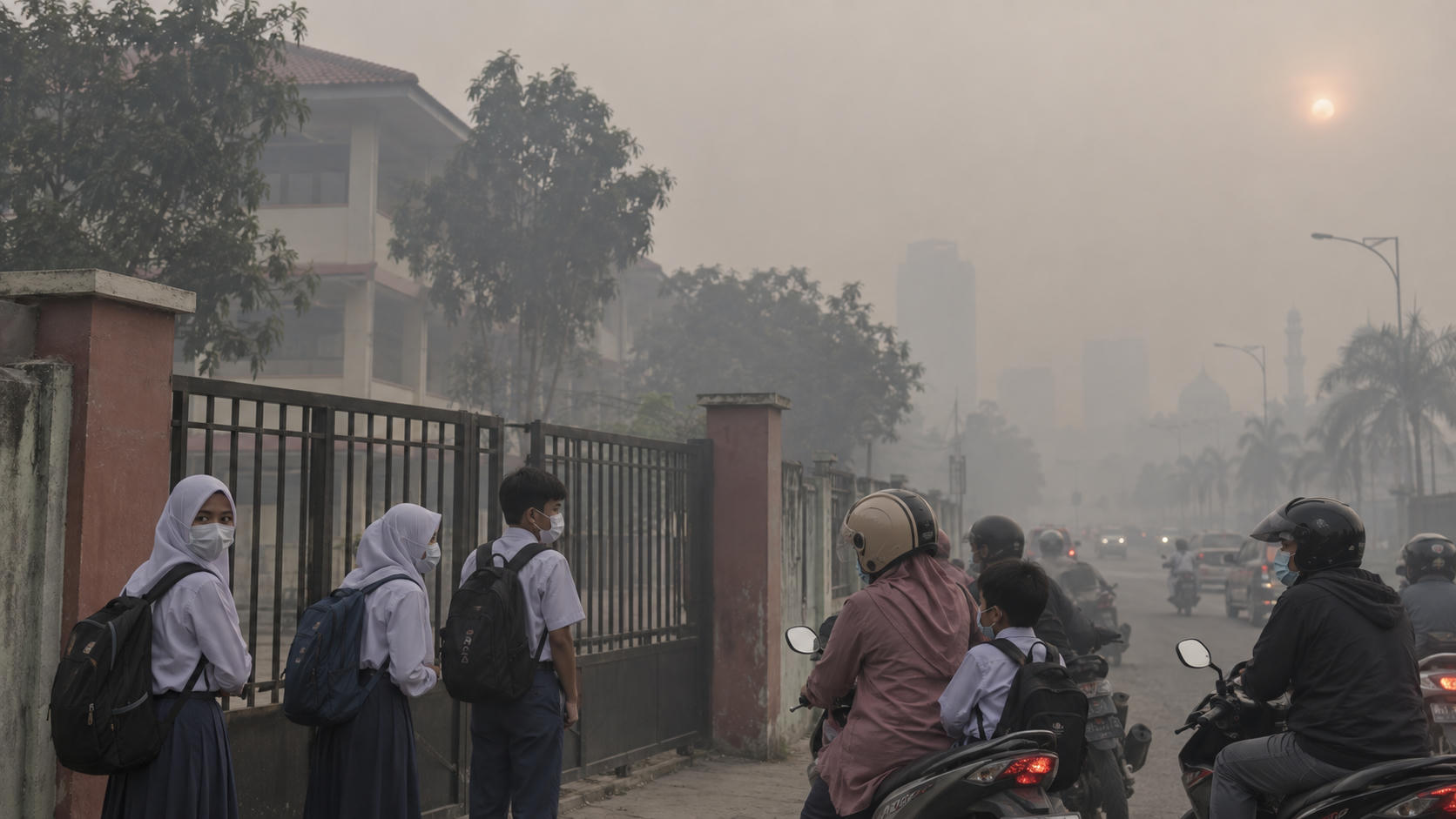 ISPU Tembus 500, PJJ di Pekanbaru Diperpanjang 2 Hari