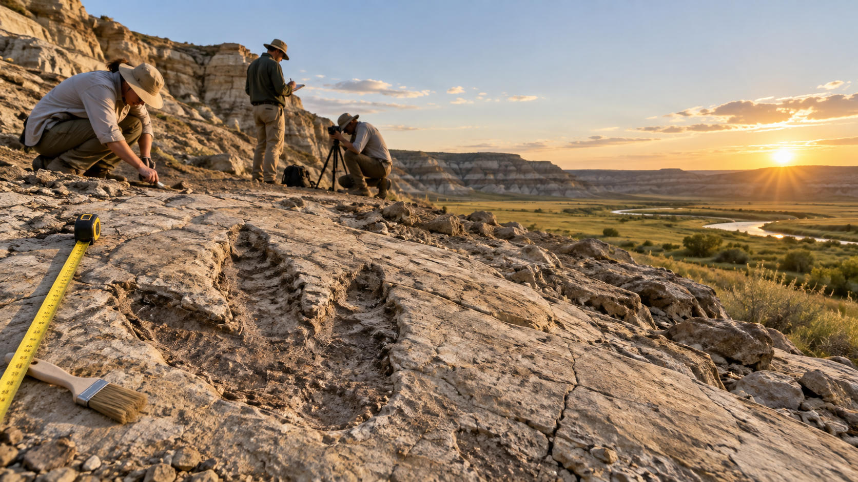 Jejak Kaki T. rex 66,5 Juta Tahun di North Dakota