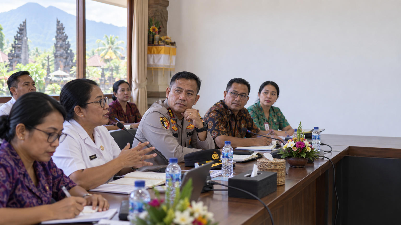 Kapolsek Selemadeg Barat Hadiri Lokmin Triwulan III 2026