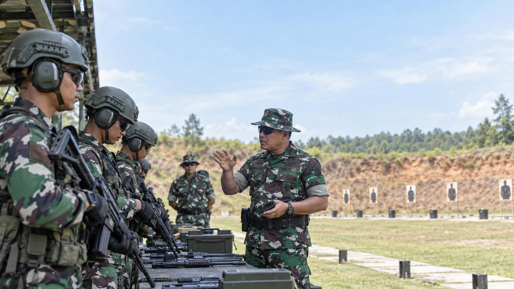 Kodim 0418/Palembang Cek Latbakjatri dan Keamanan