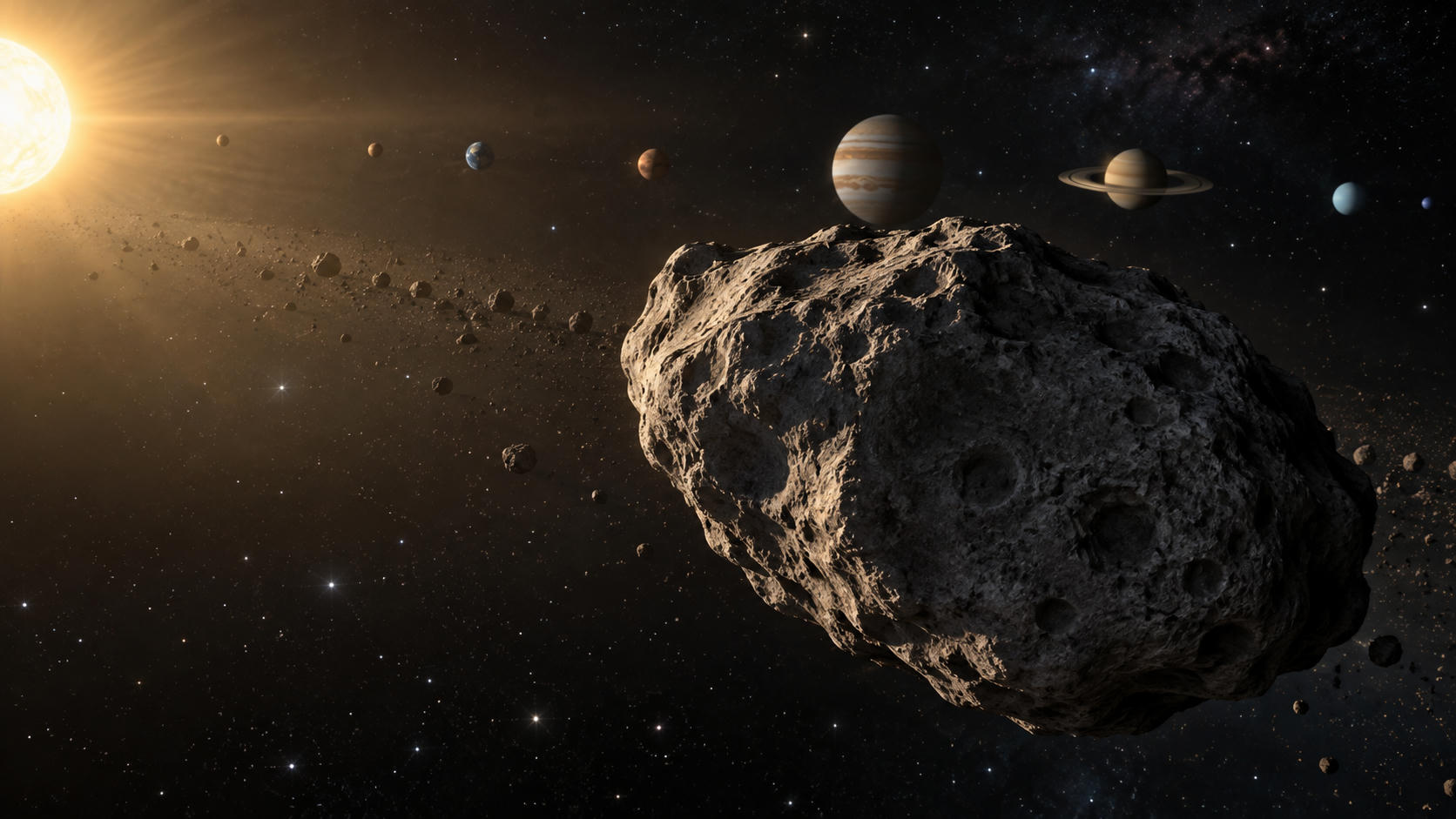 Mengenal Asteroid Alyankovic di Tata Surya
