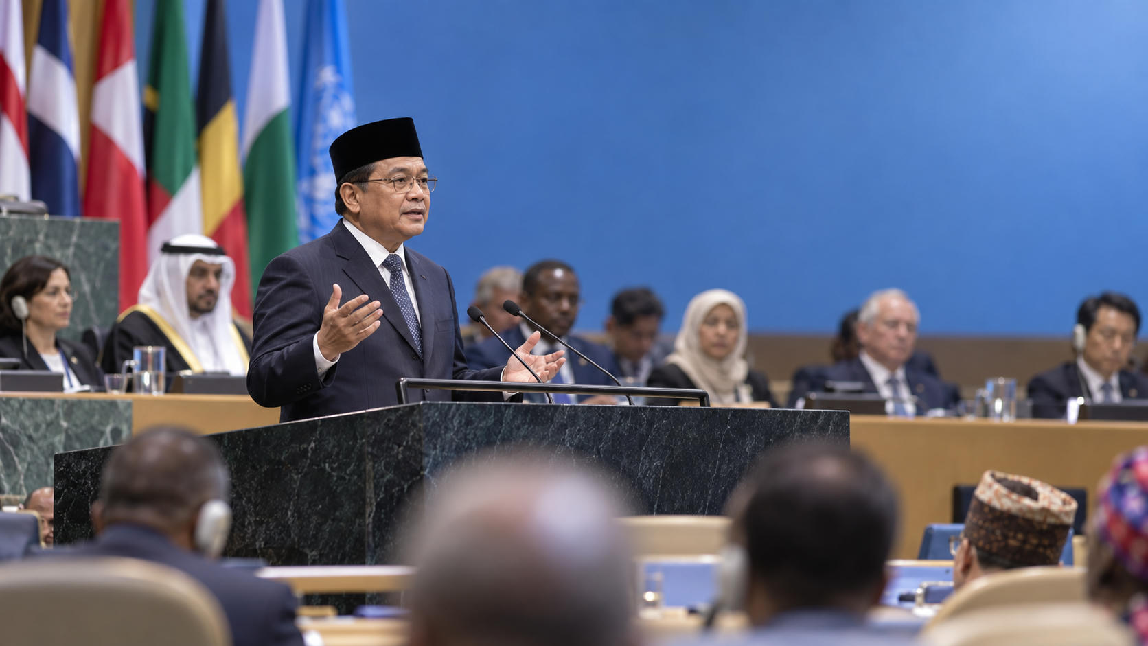 Menlu Sugiono Ucapkan Salam Lintas Agama di Sidang PBB