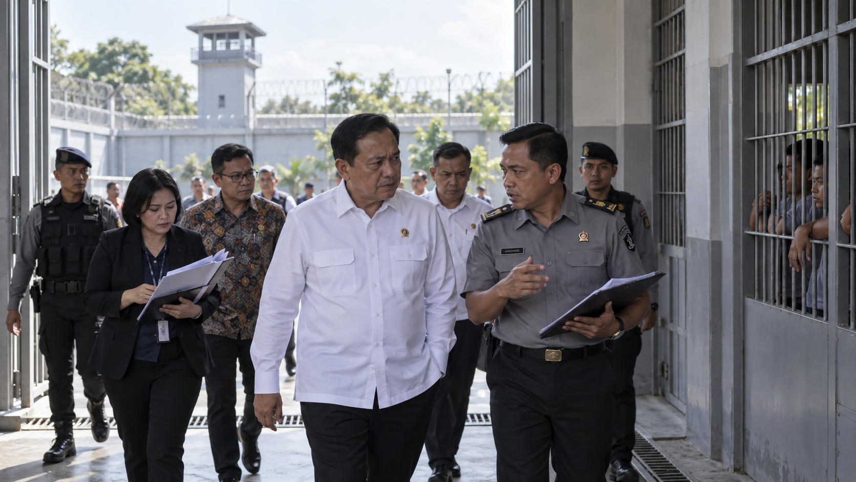 Menteri Imipas Cek Lapas Cibinong, Telusuri Temuan Ombudsman