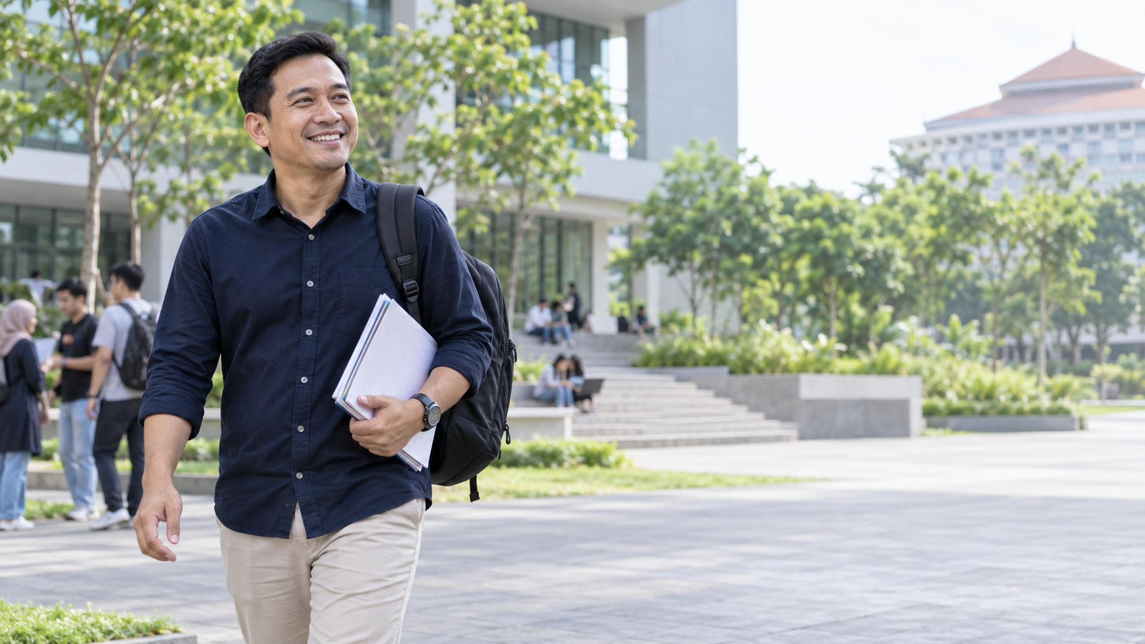 Omesh Lanjut Kuliah S2 Ilmu Komunikasi di Unpad