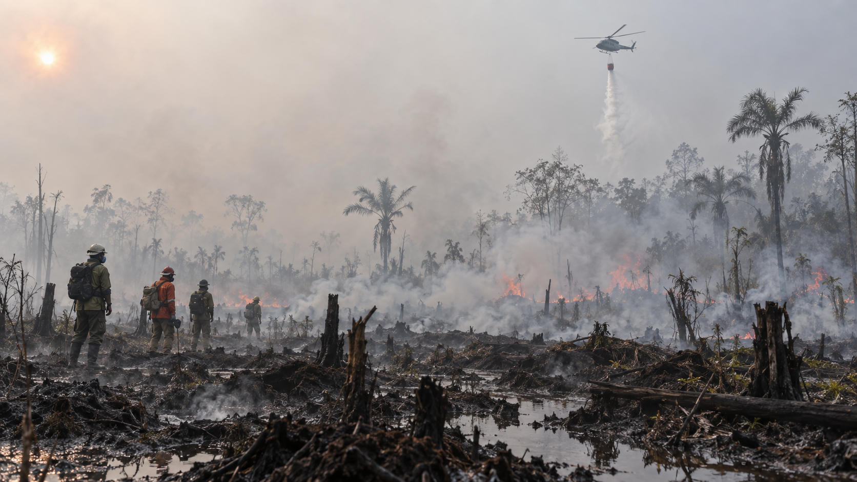 Pakar: Water Bombing Tak Efektif Atasi Karhutla Gambut