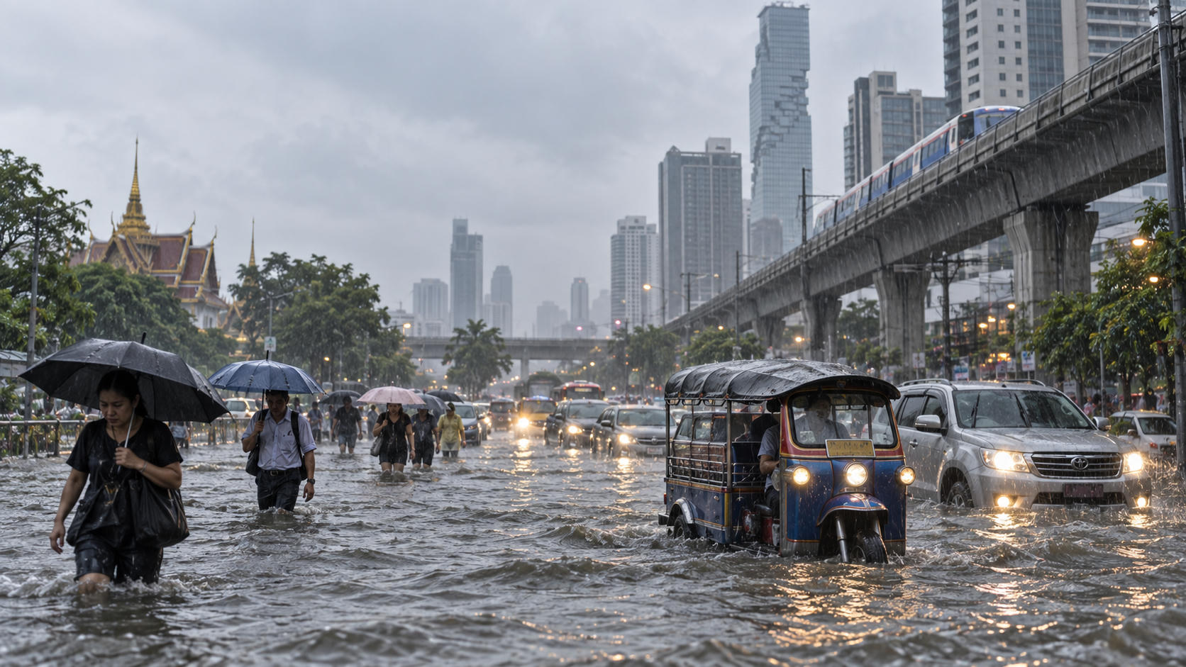 Penyebab Hujan 48 Jam dan Darurat Banjir di Bangkok