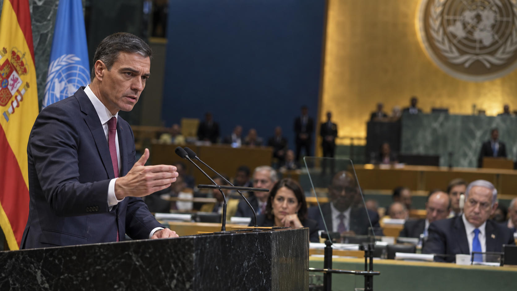 PM Spanyol Kecam Netanyahu di PBB: Tolak Segala Agresi