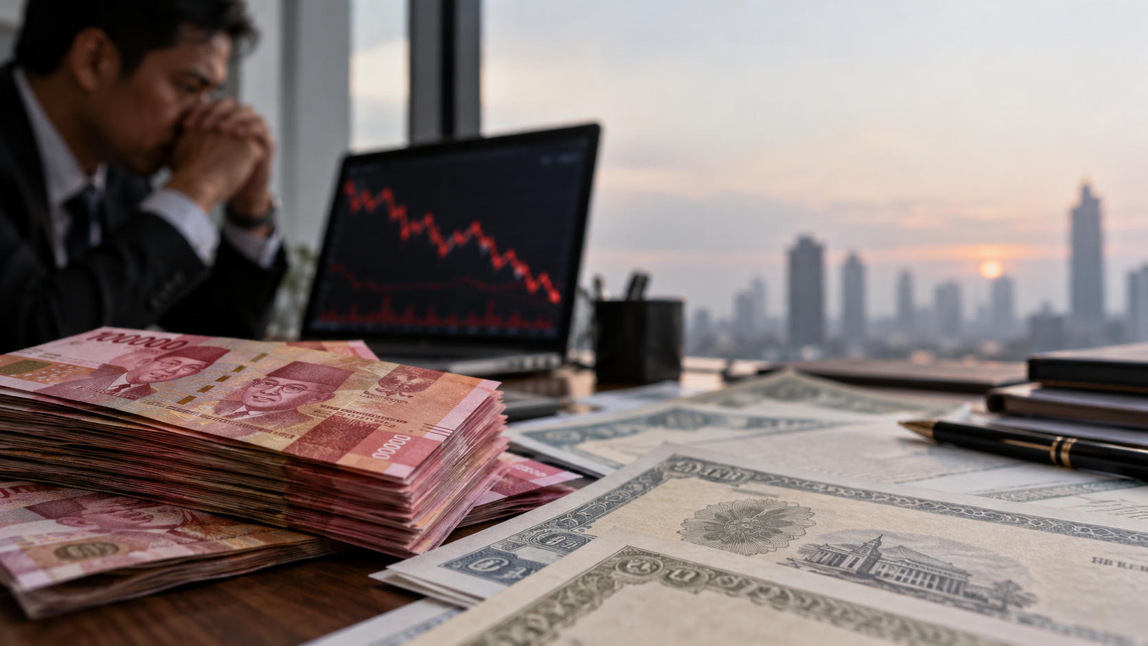 Rupiah Melemah ke Rp 17.825, Pasar Obligasi Tertekan