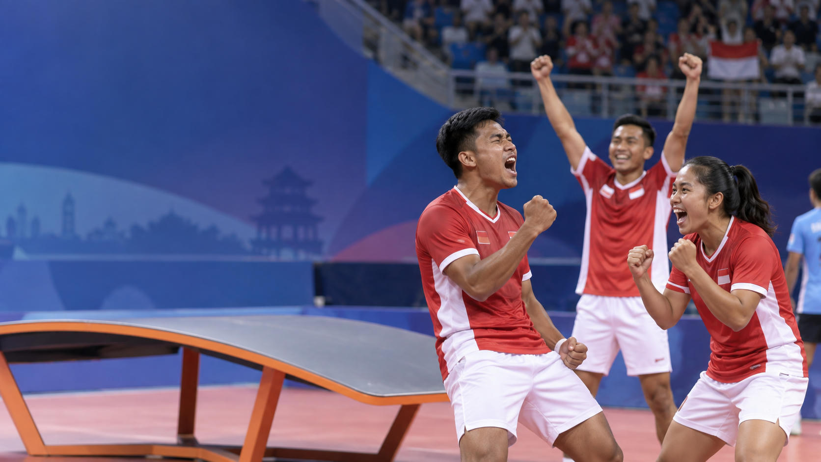 Sejarah Baru Teqball Indonesia di Asian Games