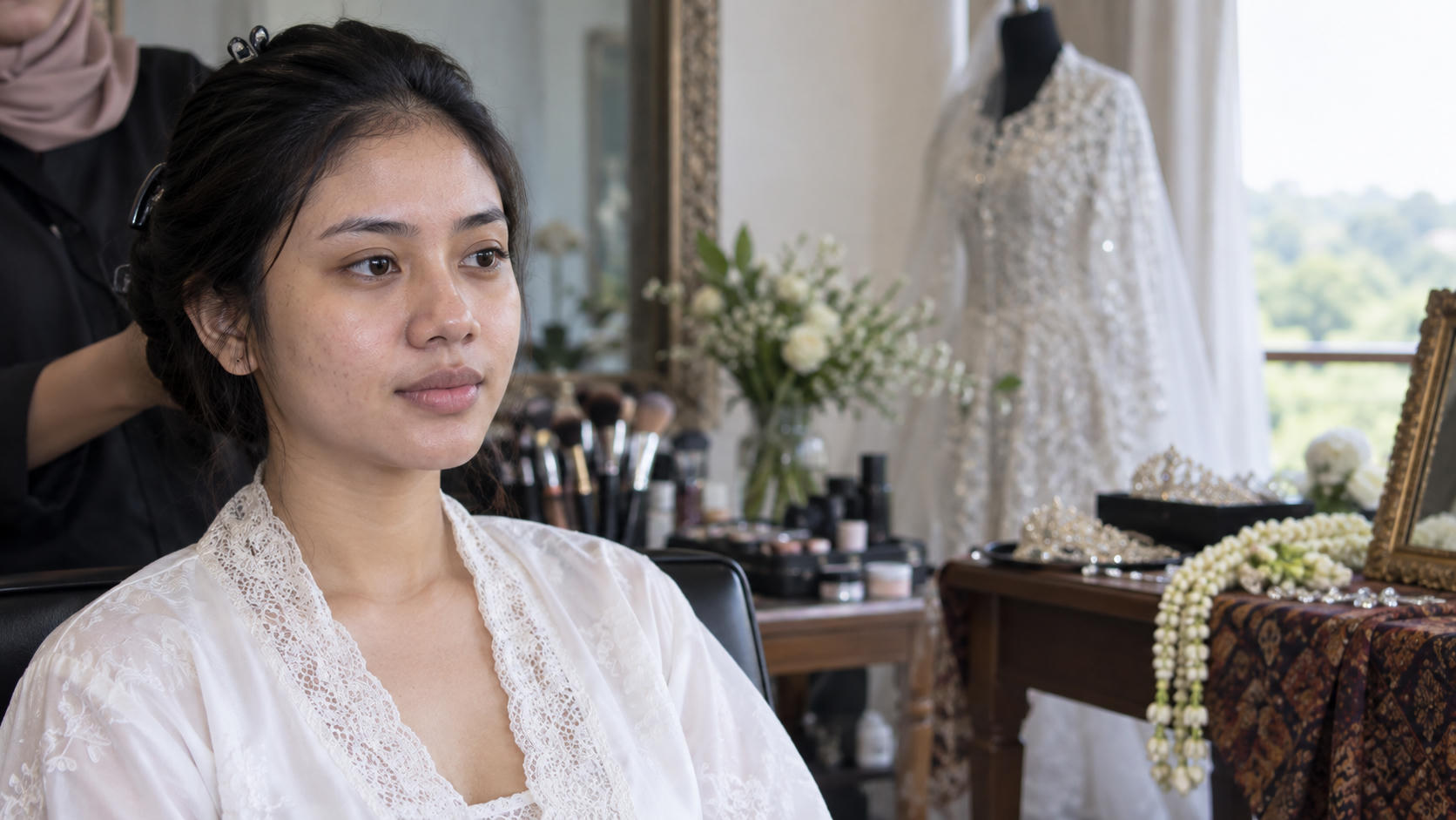 Wajah Asli Amanda Rigby Sebelum Makeup Pengantin Viral