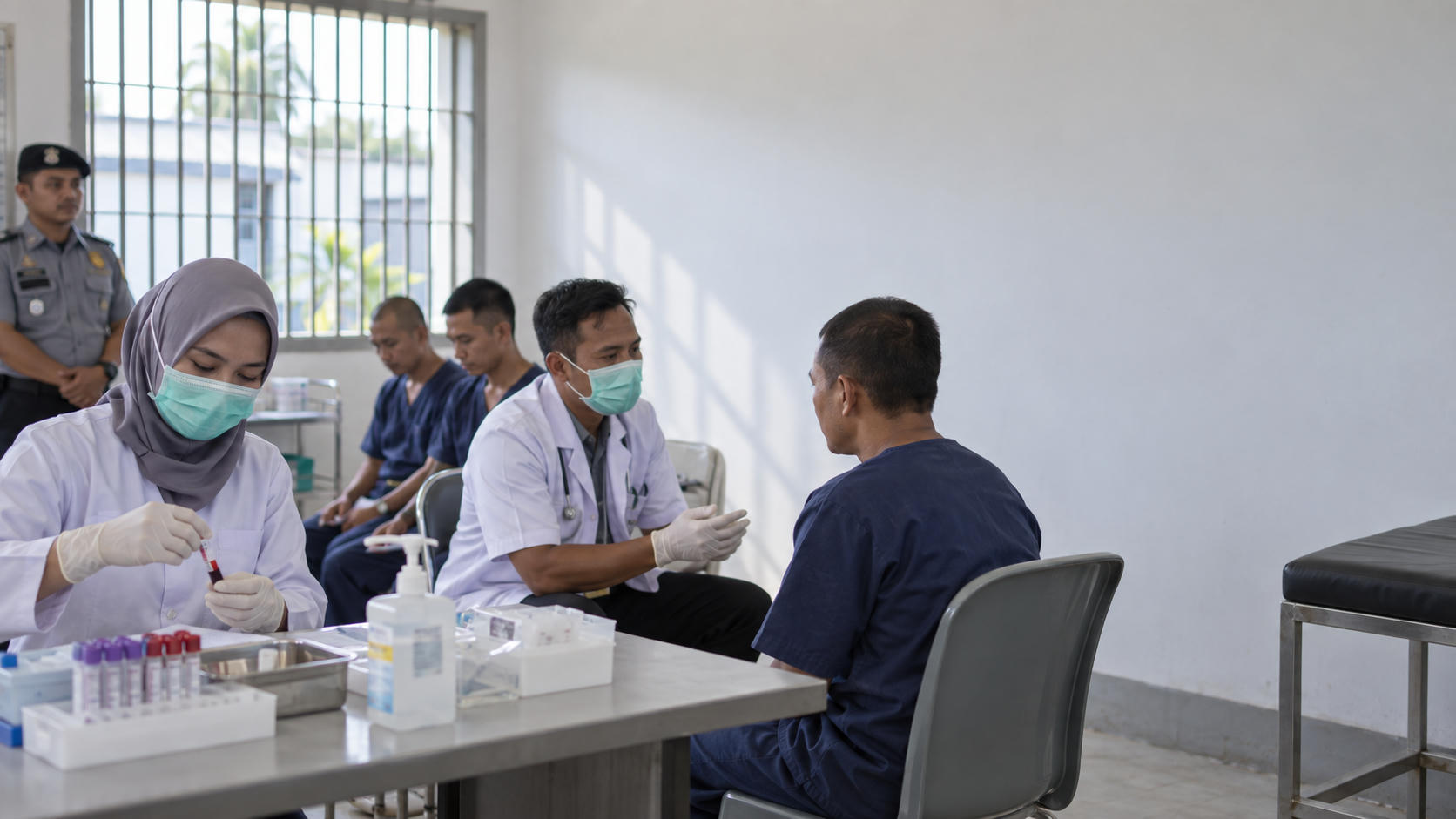 40 Warga Binaan Lapas Bengkulu Jalani Skrining HIV-Sifilis