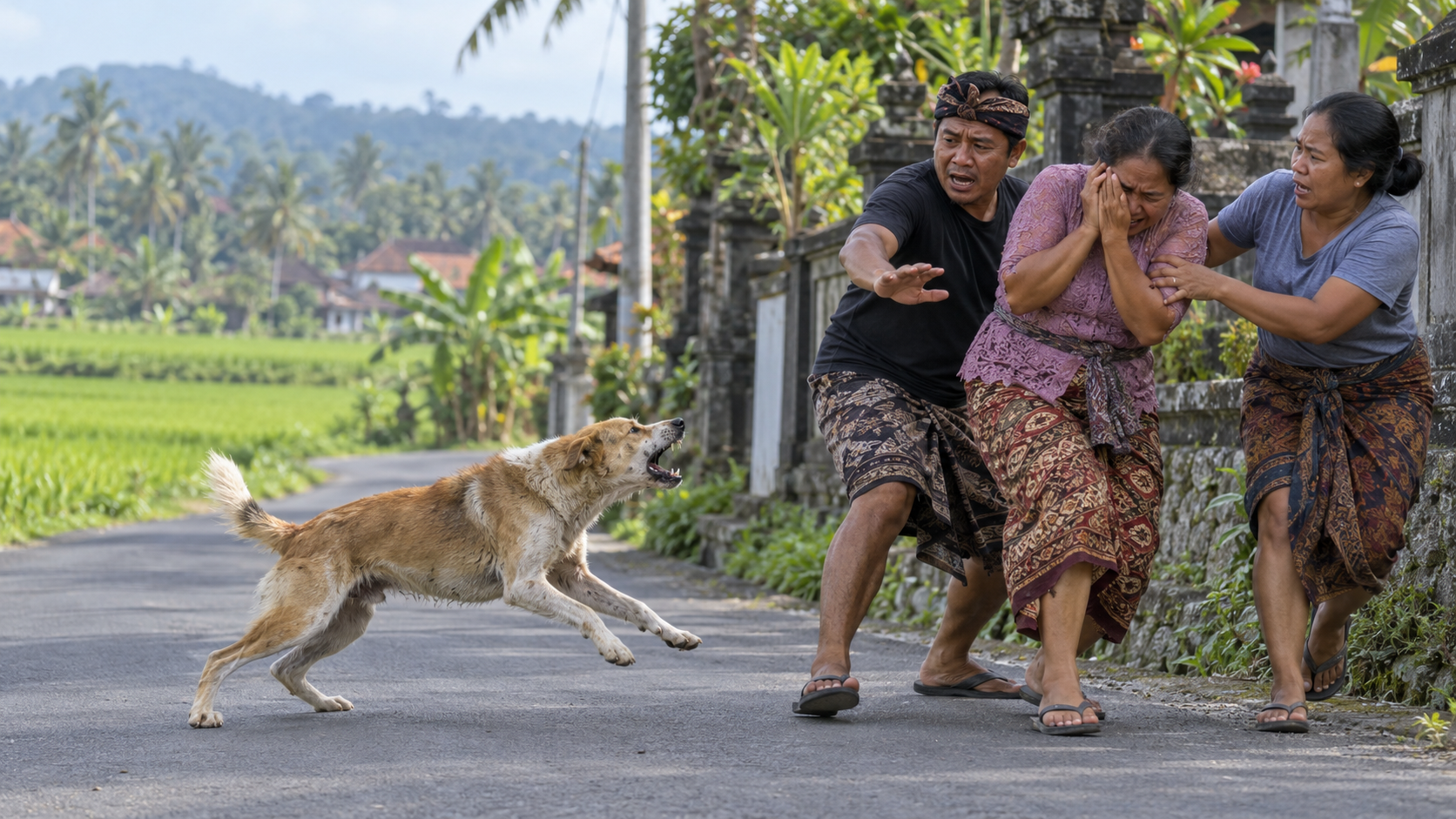 Anjing Rabies Serang Dua Warga Jembrana, Satu Digigit Wajah