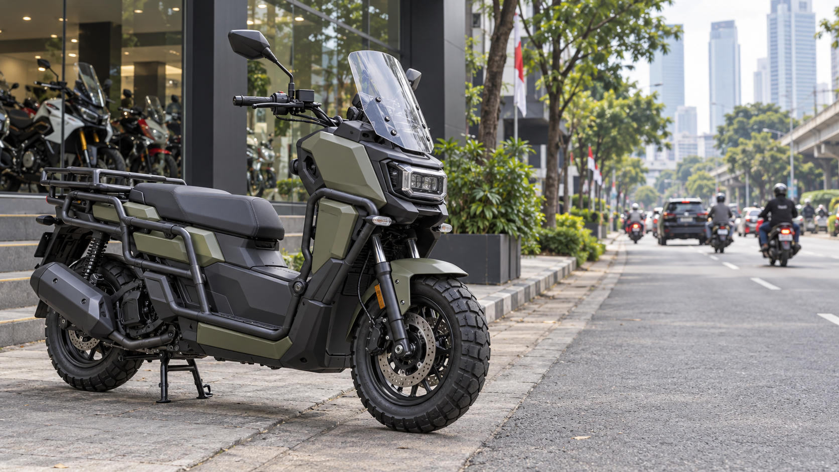 ARIIC King Kong 250, Skuter Unik Mirip Honda PS250