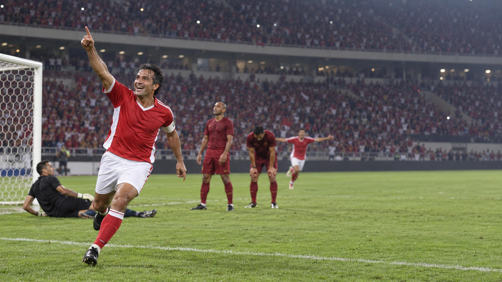 Arsenal Legends Menang 3-2 atas MU Legends di SUGBK