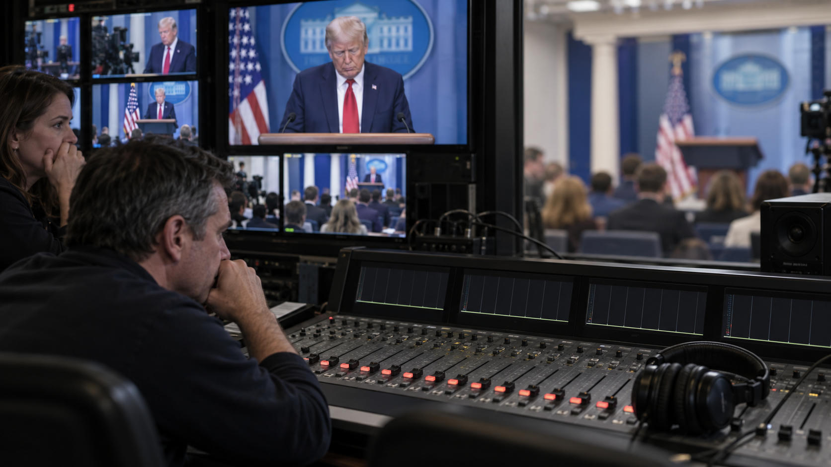Audio Siaran Trump Hilang, Apakah Diboikot TV Pool?