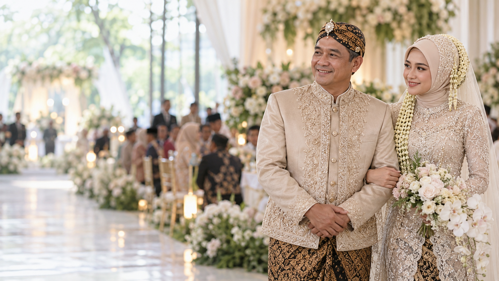 Ayah Pengantin Wanita Viral karena Dinilai Awet Muda