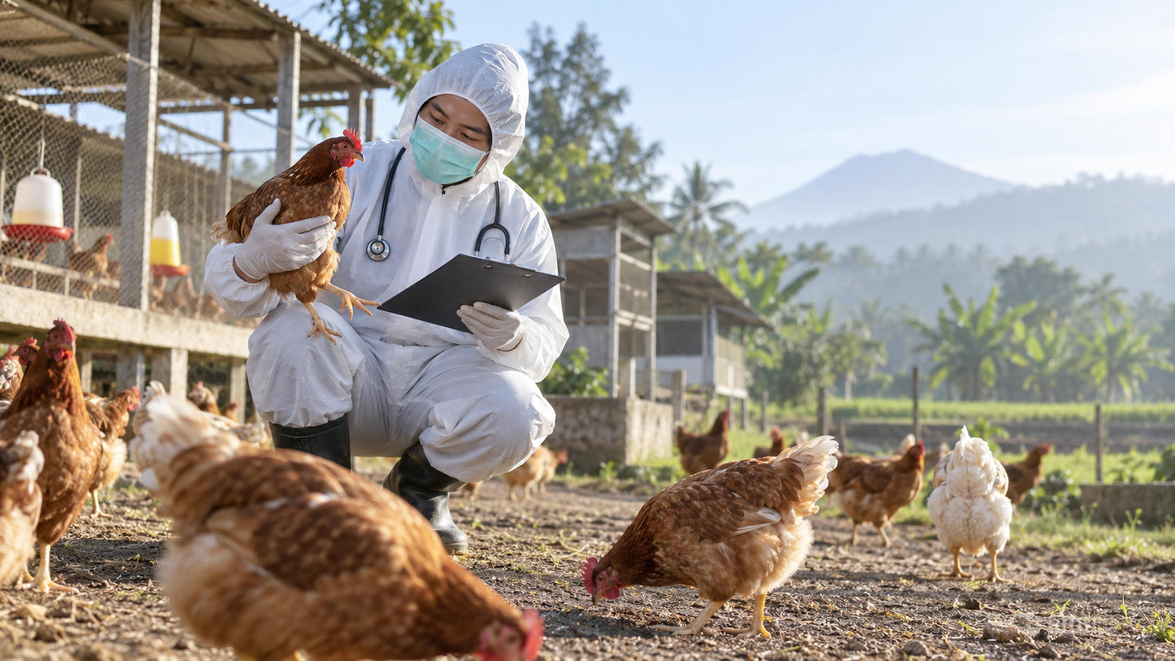 Ayam Sehat Belum Tentu Bebas Flu Burung