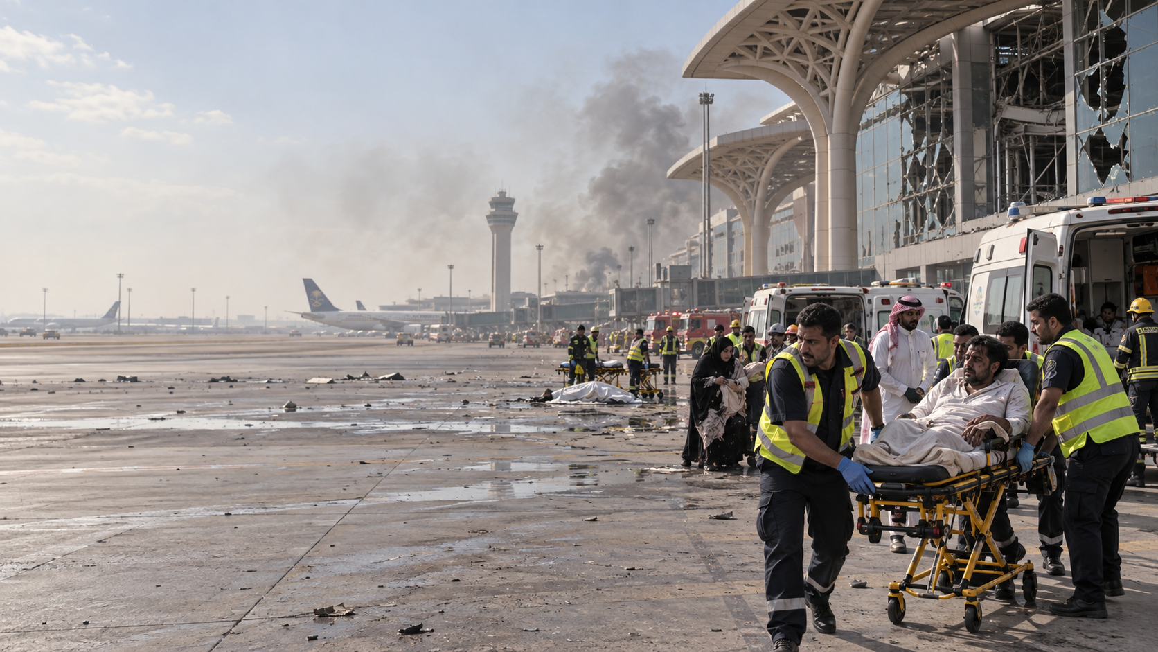 Bandara Arab Saudi Diserang: 1 Tewas, 8 Terluka