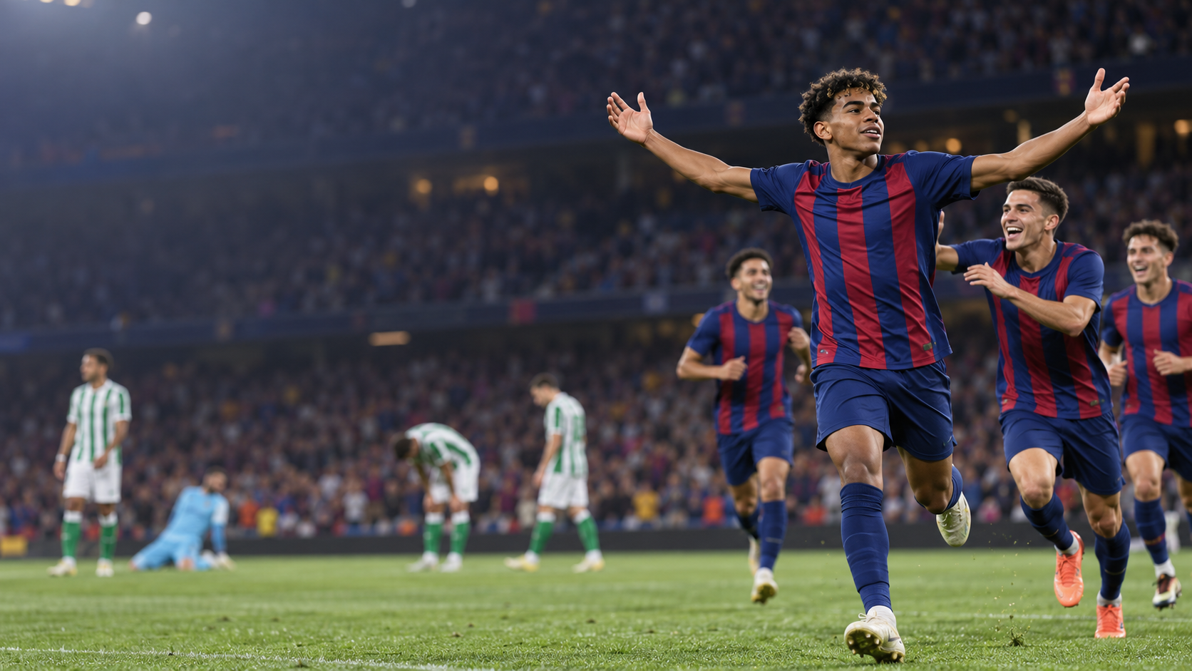Barcelona Hajar Real Betis 5-2, Yamal Cs Tak Terbendung