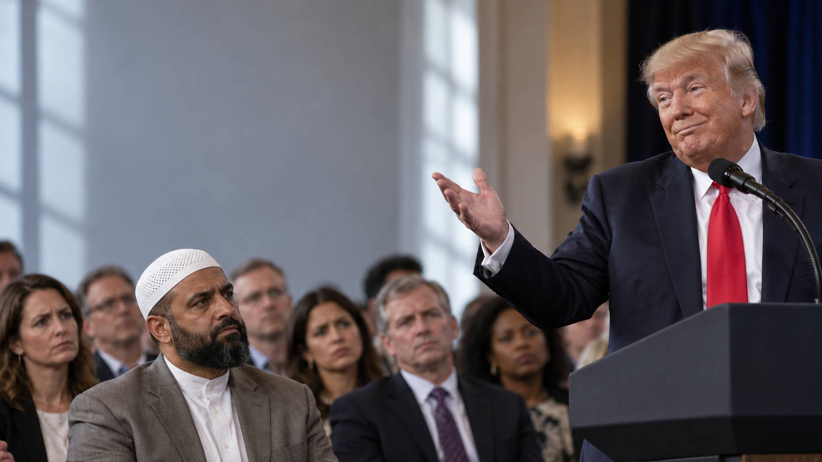Candaan Trump tentang Nama Mohammad dan Batas Humor
