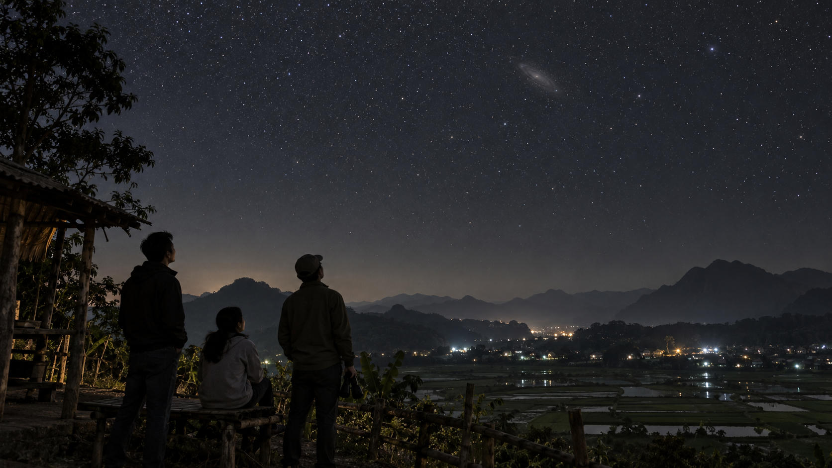Cara Melihat Galaksi Andromeda dari Vietnam Malam Ini