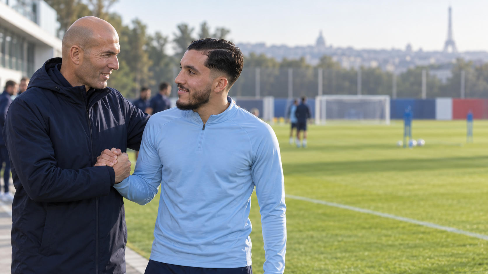 Cherki Sambut Era Baru Prancis Bersama Zidane