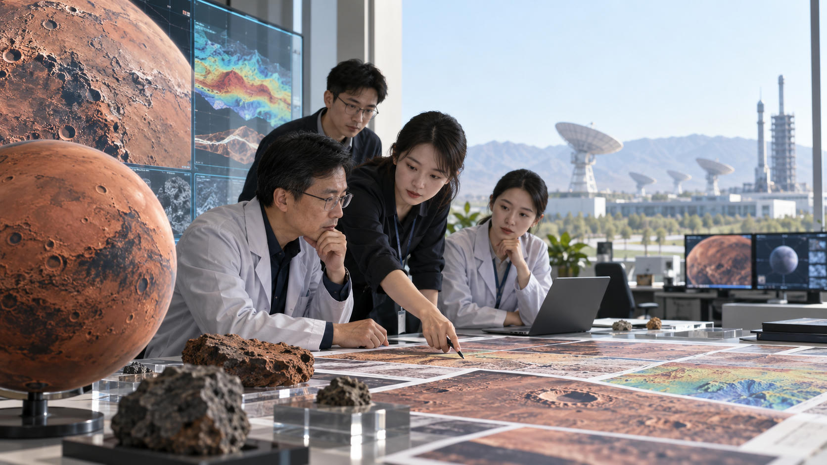 China Bersiap Membuat Peta Geologi Mars Generasi Baru