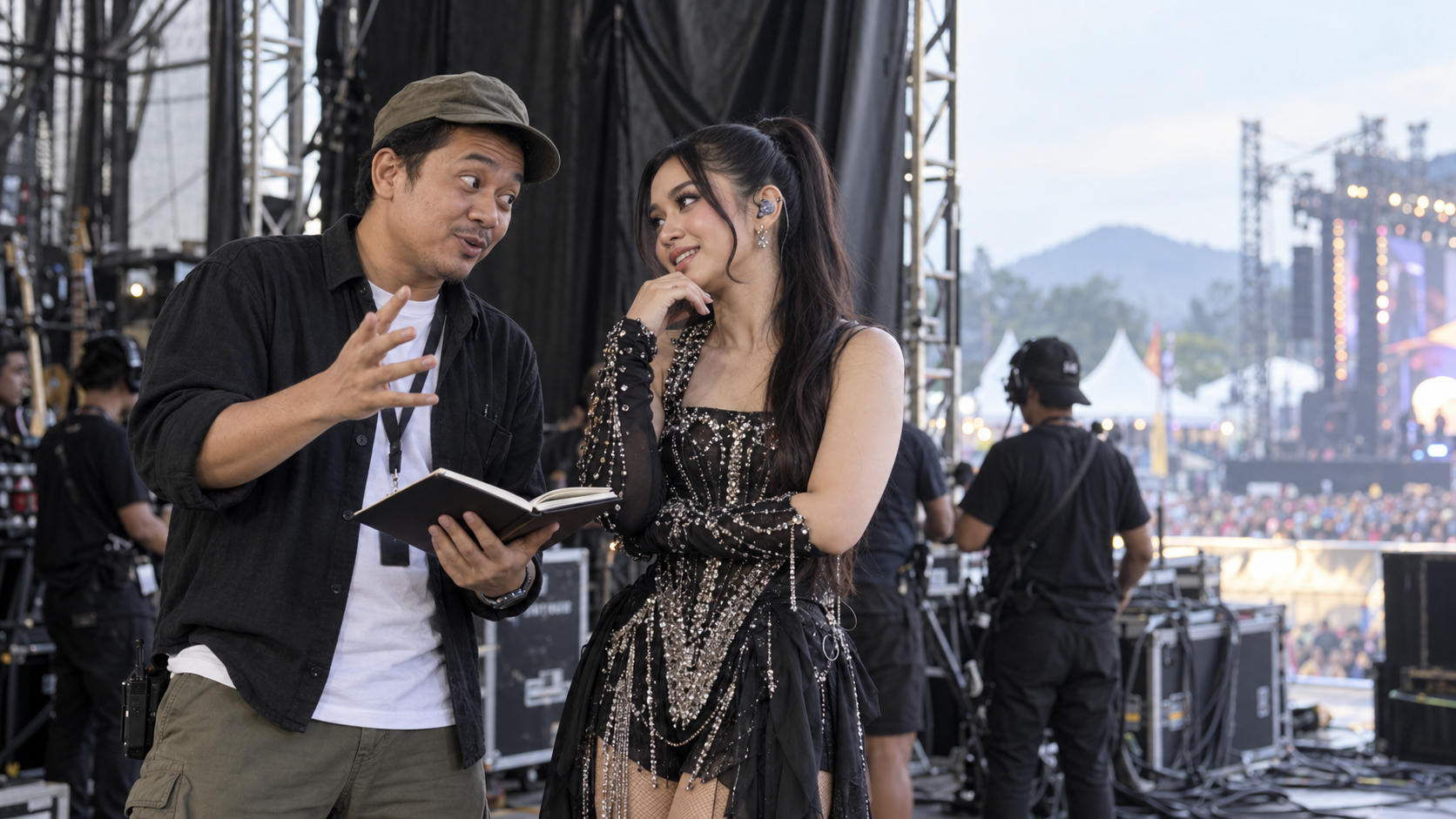 David Nurbianto Jadi Konsultan Komedi Syahrini di Pestapora