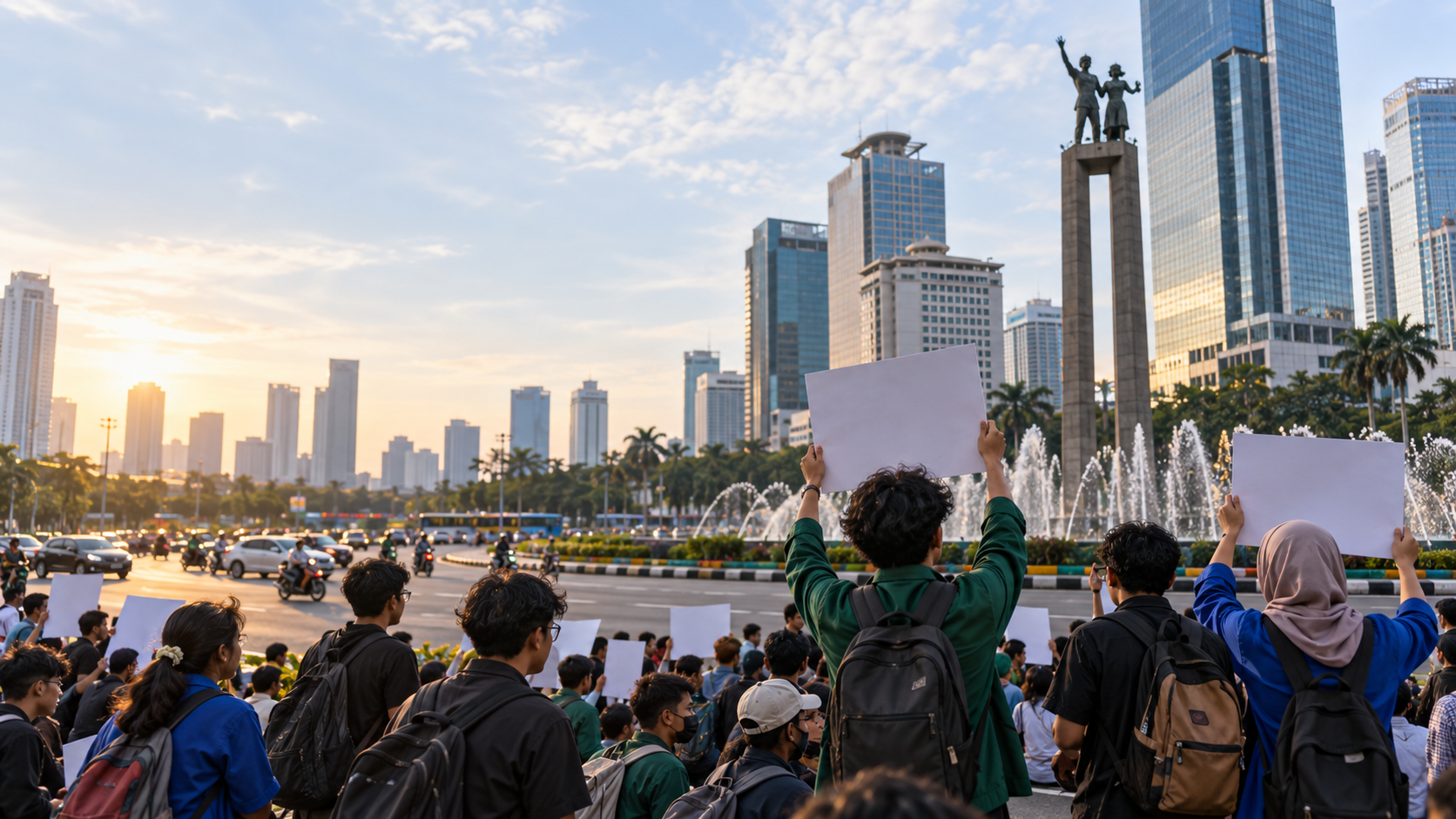 Demo Mahasiswa di Bundaran HI: Fakta dan Verifikasi
