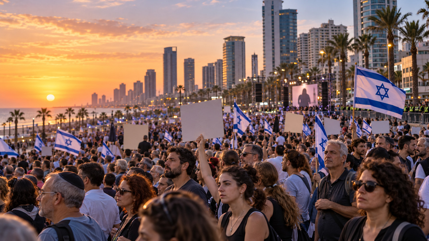 Demo Netanyahu di Tel Aviv Jelang Pemilu: Fakta dan Verifikasi