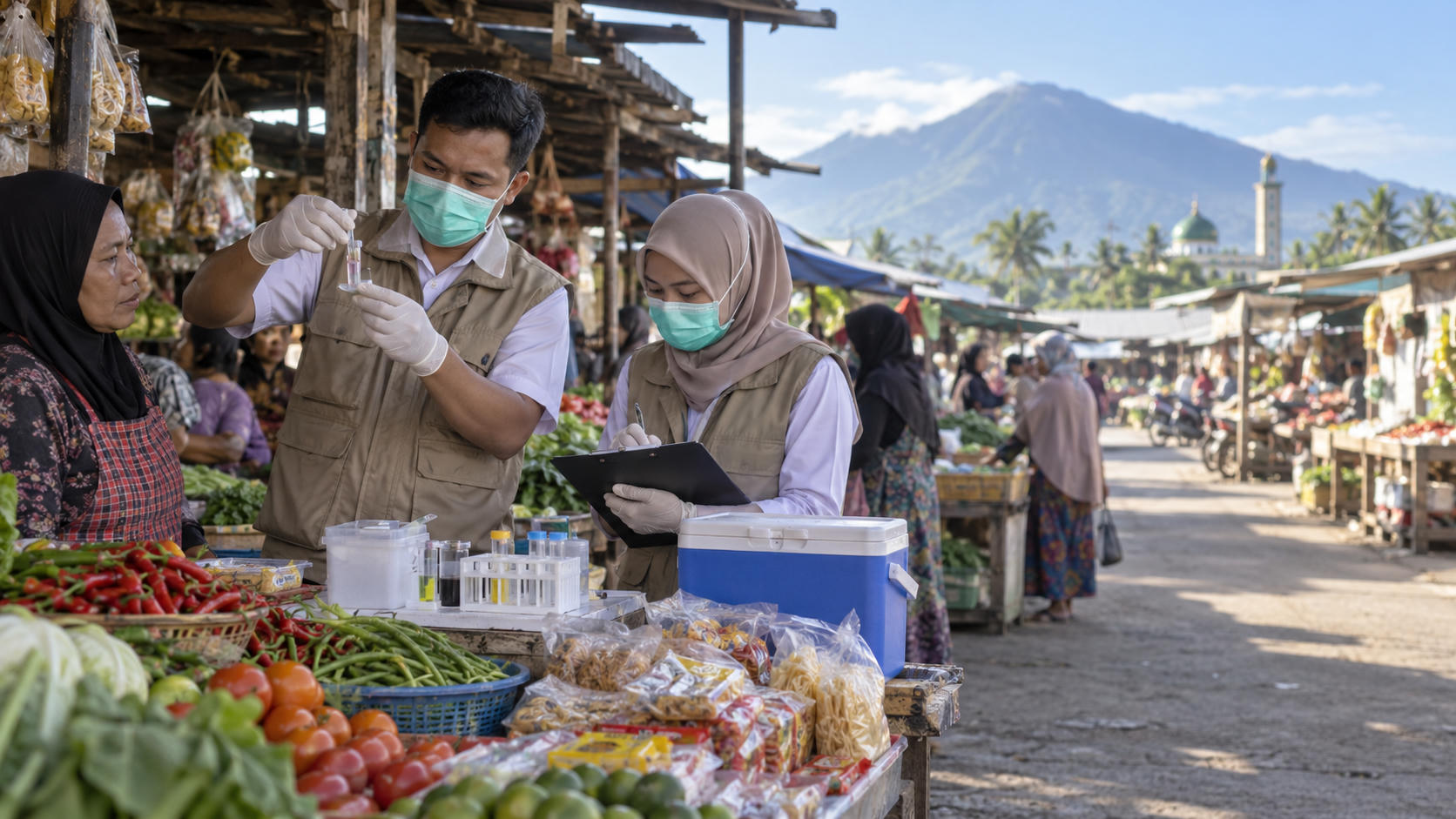 Dinkes Lombok Tengah Memperkuat Sistem Deteksi Dini Kesehatan Pangan