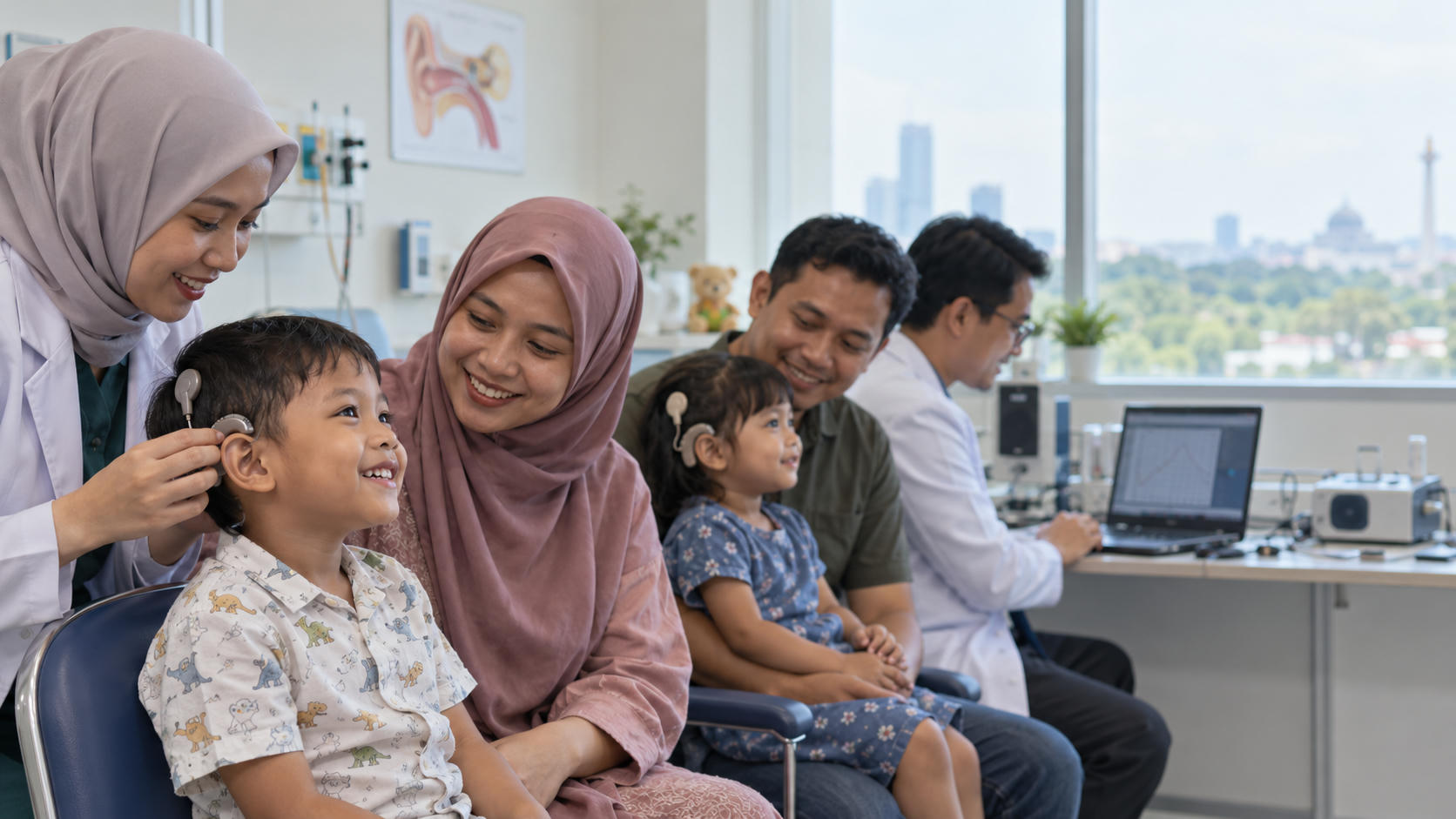 Dua Anak Jalani Aktivasi Implan Koklea di RSUD Ratu Zalecha