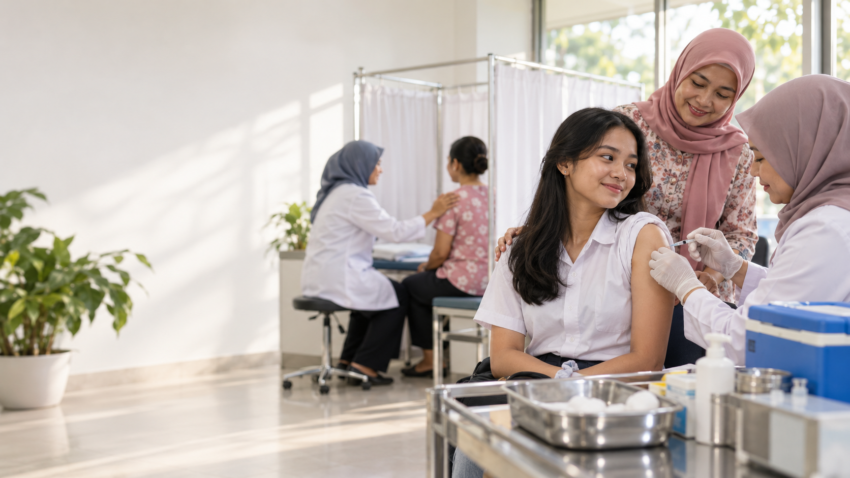 DWP ESDM Gelar Vaksinasi HPV dan SADANIS di Empat Kota