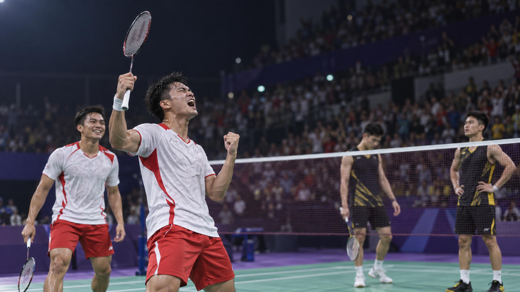 Fajar/Fikri Menang, Indonesia Imbang 1-1 atas Malaysia