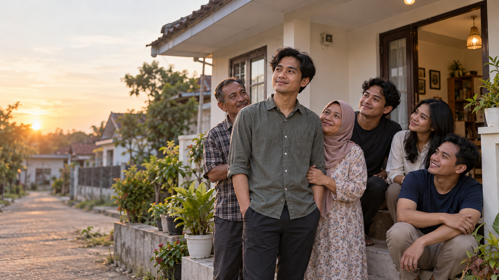 Fajar Sadboy Beli Rumah Sederhana, Utamakan Kebersamaan