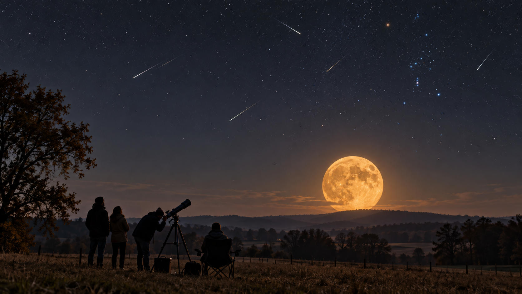 Fenomena Astronomi Oktober 2026: Bulan Pemburu dan Orionids