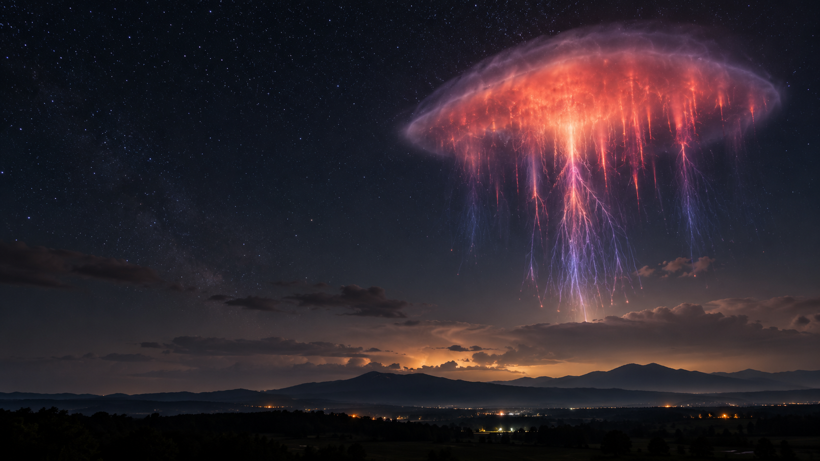 Fenomena Space Jellyfish: Cahaya Langit Mirip Ubur-Ubur