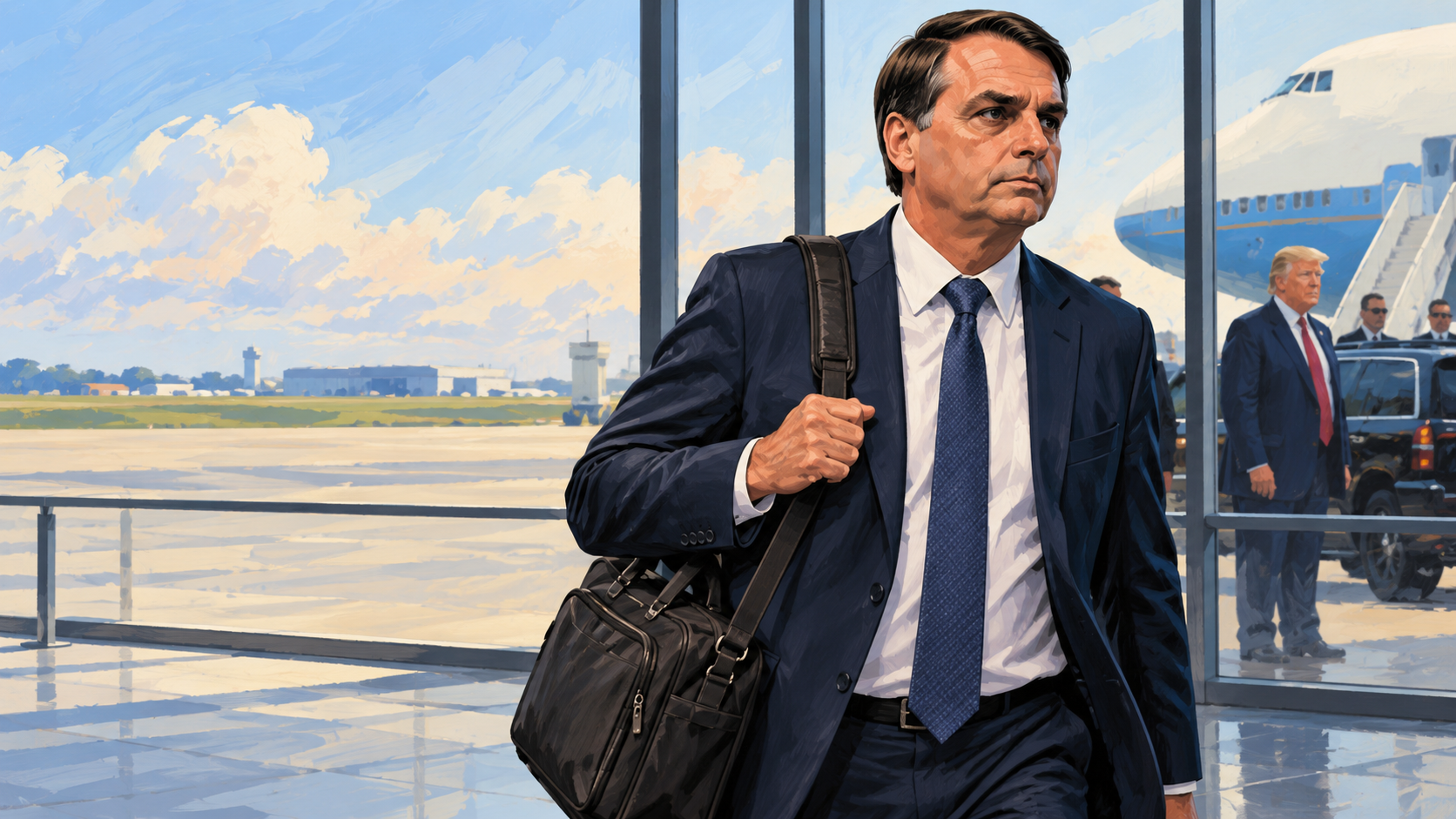 Flavio atau Jair Bolsonaro? Klaim Kepergian ke AS