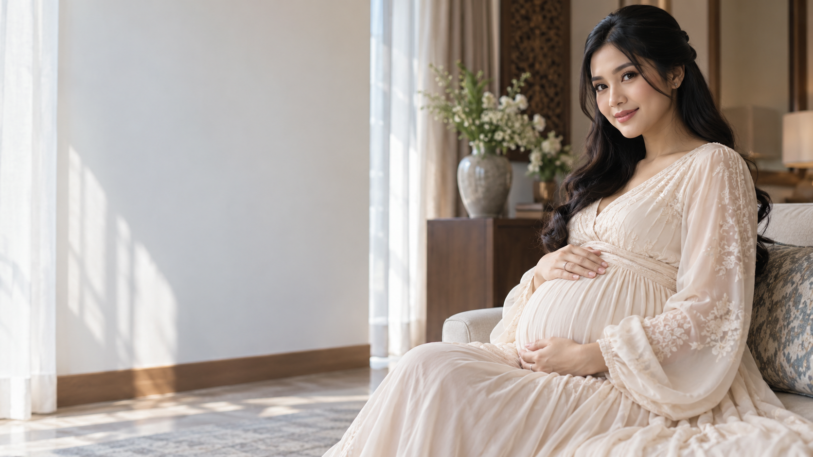 Gaya Erina Gudono di Pemotretan Kehamilan Anak Kedua
