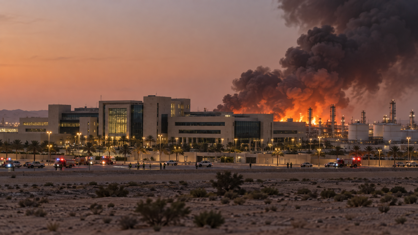 Gedung Aramco Diserang Houthi? Fakta Belum Terverifikasi